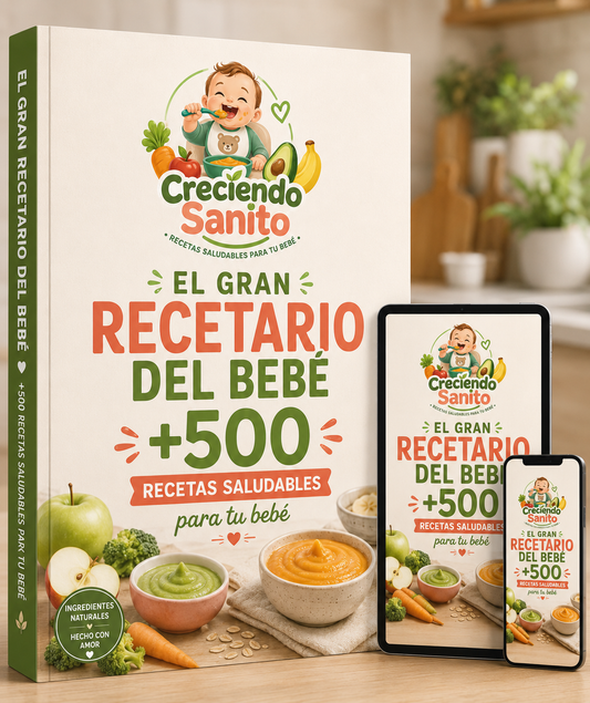 +500 Recetas Saludables para tu Bebé